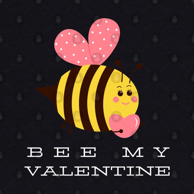 Cute Funny Bee My Valentine, Valentine Day Gift for Him or Her by Praizes